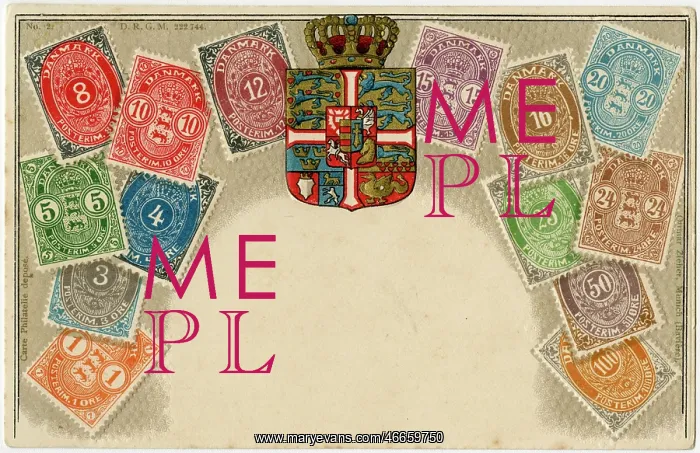  : Stamp Card produced by Ottmar Zeihar - Denmark