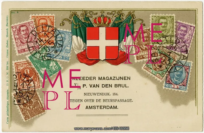 : Stamp Card produced by Ottmar Zeihar - Italy : Stamp Card produced by Ottmar Zeihar - Italy