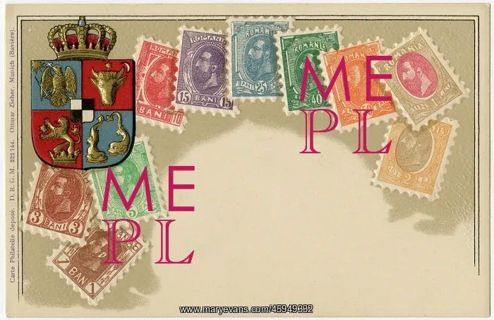 : Stamp Card produced by Ottmar Zeihar - Romania : Stamp Card produced by Ottmar Zeihar - Romania