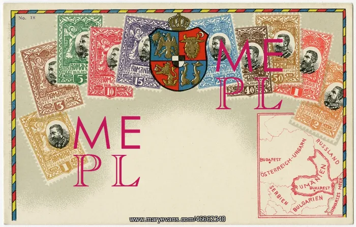: Stamp Card produced by Ottmar Zeihar - Romania : Stamp Card produced by Ottmar Zeihar - Romania