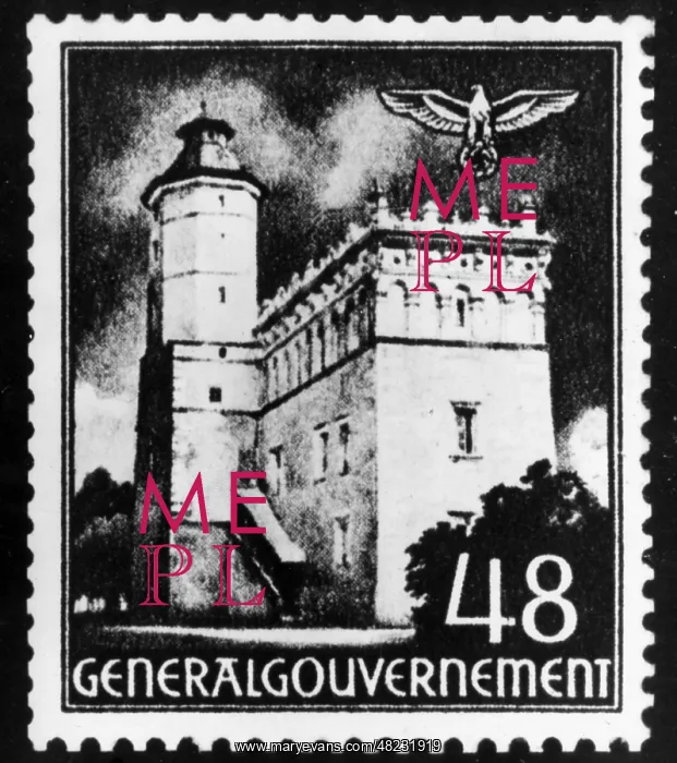 : Stamp of the General Government, 1941 : Stamp of the General Government, 1941
