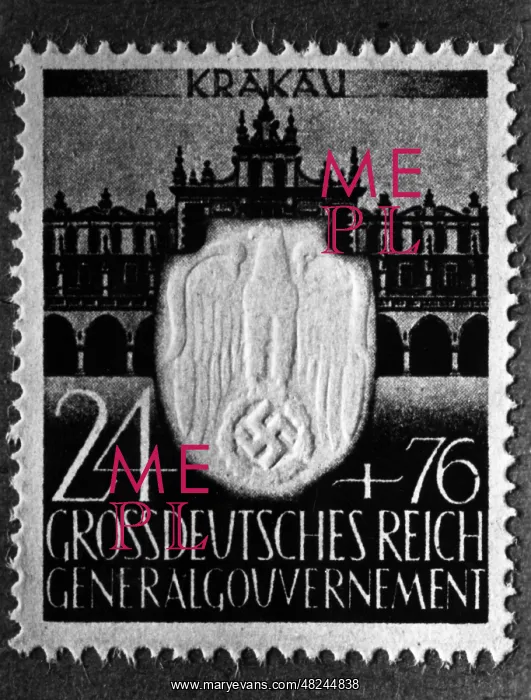 : Stamp of the General Government, 1943 : Stamp of the General Government, 1943