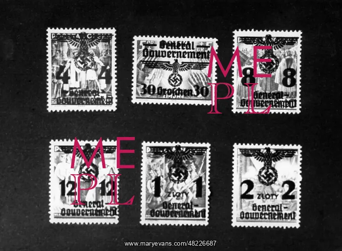 : Stamps of the General Government, 1940 : Stamps of the General Government, 1940