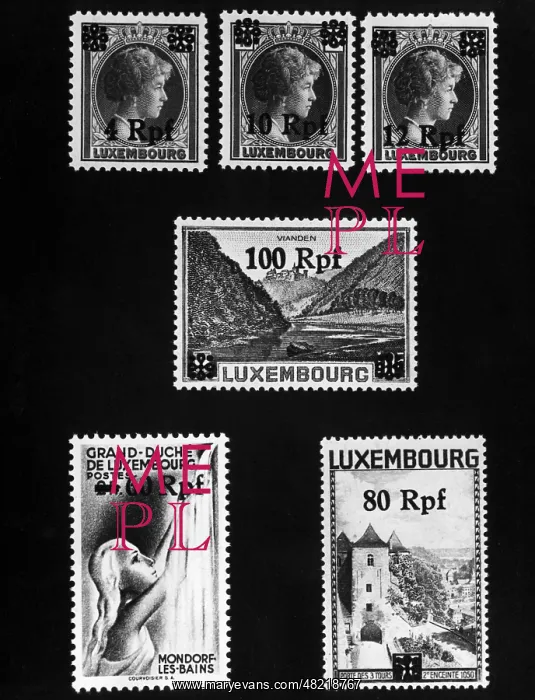 : Stamps for Luxembourg, 1940 : Stamps for Luxembourg, 1940
