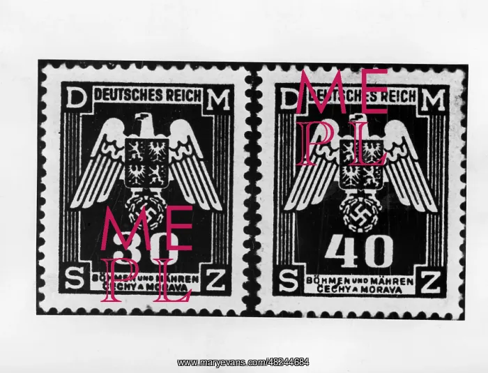 : Stamps of the Protectorate of Bohemia and Moravia, 1943 : Stamps of the Protectorate of Bohemia and Moravia, 1943