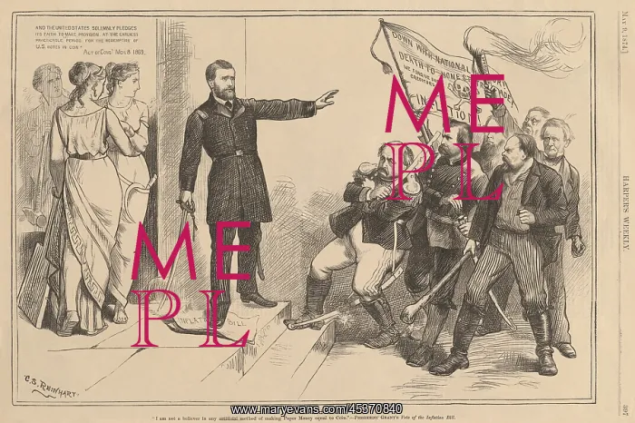 : Stand Back. A uniformed President Ulysses : Stand Back. A uniformed President Ulysses