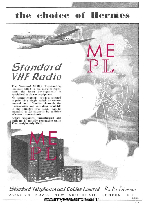 : Standard Radio STC STR12 VHF Transceiver : Standard Radio STC STR12 VHF Transceiver