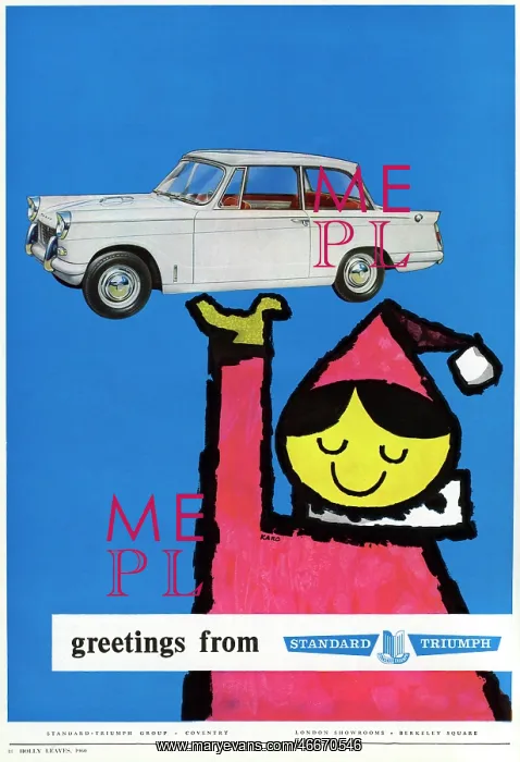 : Standard Triumph car advertisement : Standard Triumph car advertisement