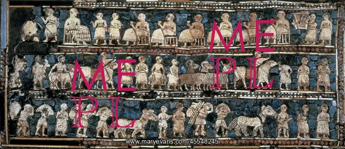 : Standard of Ur.. Babylonian art : Standard of Ur.. Babylonian art