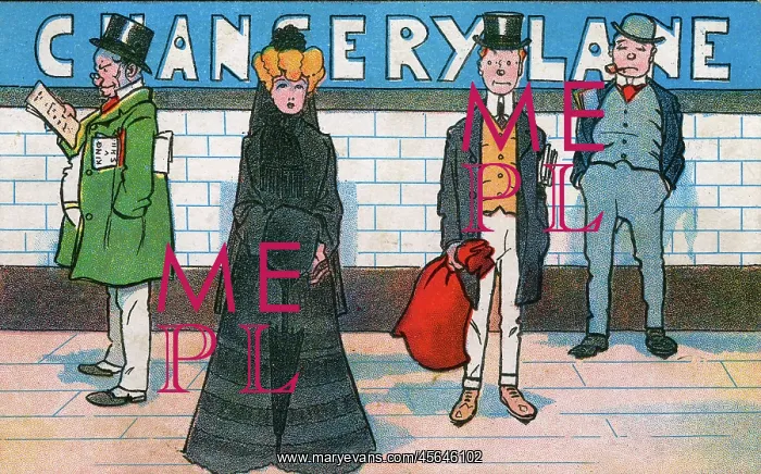 : Standing on Platform of Chancery Lane Underground Station : Standing on Platform of Chancery Lane Underground Station