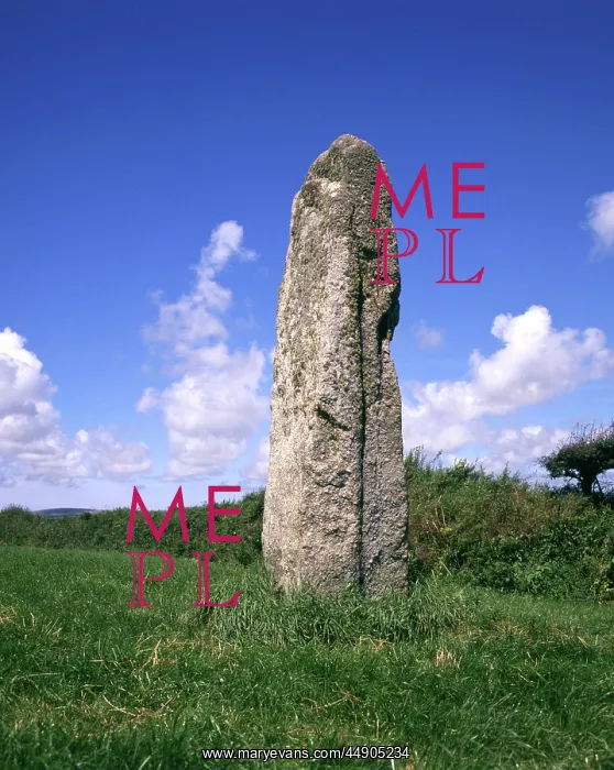 : Standing stone, Bodmin Moor, Cornwall : Standing stone, Bodmin Moor, Cornwall
