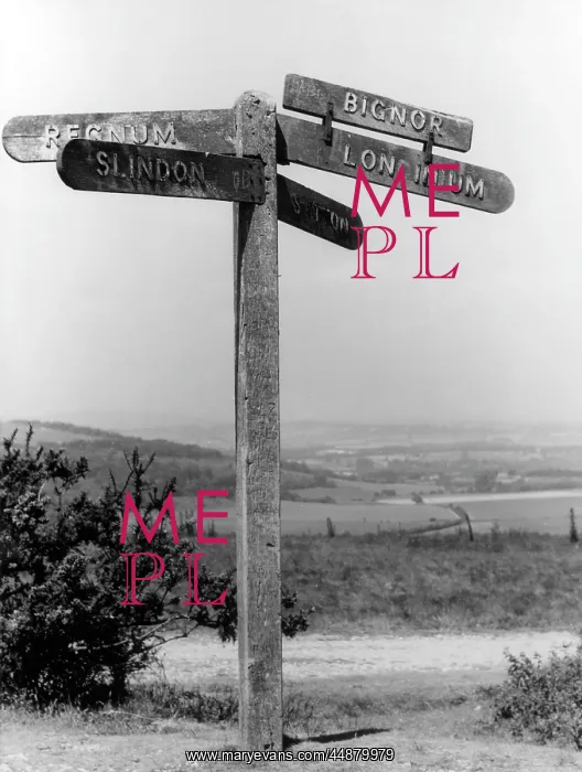 : STANE STREET SIGNPOST : STANE STREET SIGNPOST