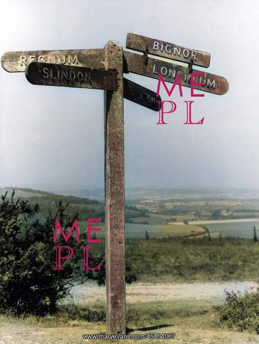 : STANE STREET SIGNPOST : STANE STREET SIGNPOST