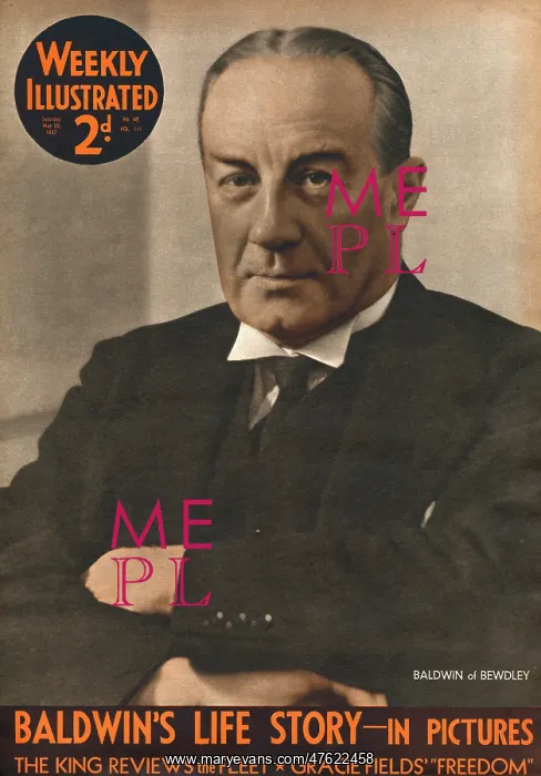: Stanley Baldwin, British Prime Minister : Stanley Baldwin, British Prime Minister