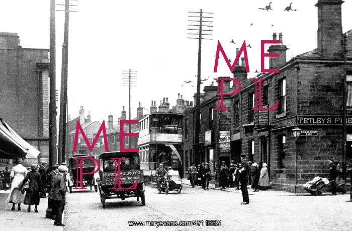  : Stanningley Tram Terminus probably 1920s