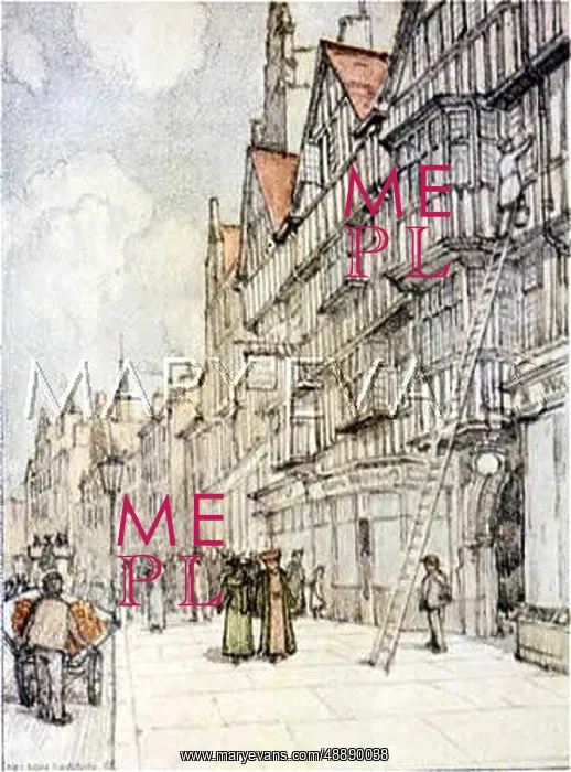 : STAPLES INN / HOLBORN 1906 : STAPLES INN / HOLBORN 1906