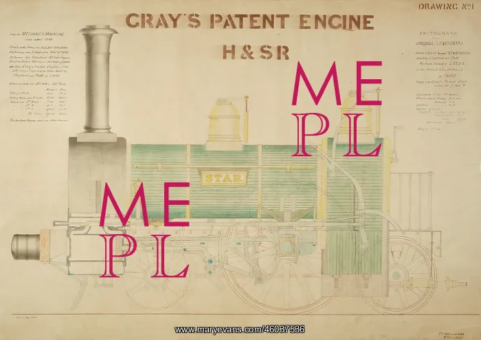 : Star locomotive, Gray's patent engine : Star locomotive, Gray's patent engine