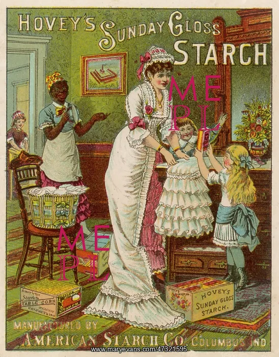 : STARCHED DRESS : STARCHED DRESS