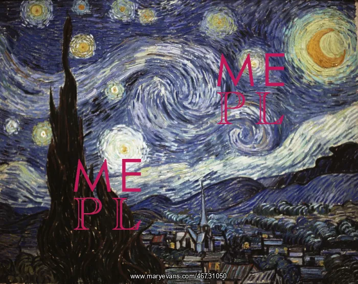 : The Starry Night, by Van Gogh : The Starry Night, by Van Gogh