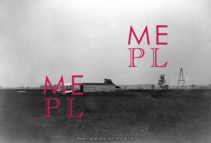 : Start of the first flight of 1905, Orville Wright at control : Start of the first flight of 1905, Orville Wright at control