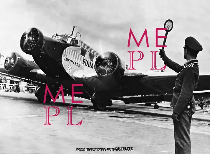: Start of a transport aircraft, 1939 : Start of a transport aircraft, 1939