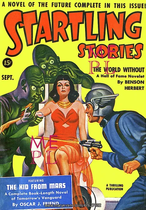 : Startling Stories, alien injection : Startling Stories, alien injection