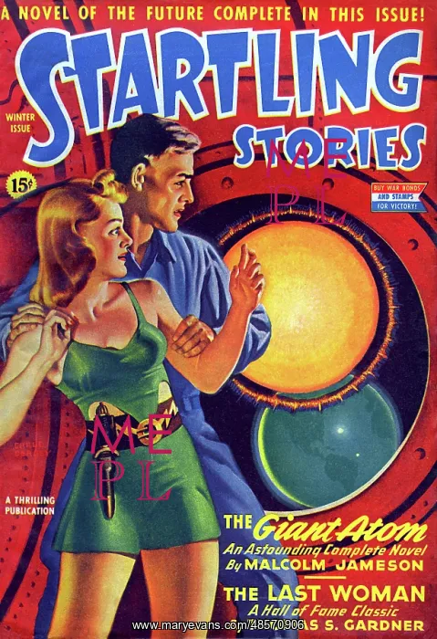 : Startling Stories - The Giant Atom : Startling Stories - The Giant Atom