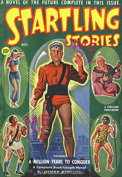 : Startling Stories, A million years to conquer, 1940 : Startling Stories, A million years to conquer, 1940