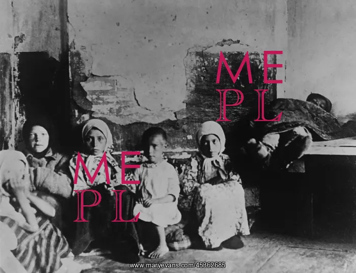 : Starving children, deserted by their parents, at : Starving children, deserted by their parents, at