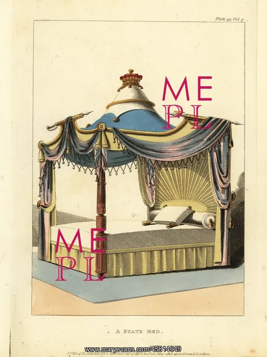 : A State Bed, 1813 : A State Bed, 1813