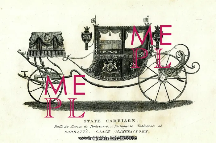 : State Carriage, Garratt's Coach Manufactory, Cheltenham : State Carriage, Garratt's Coach Manufactory, Cheltenham
