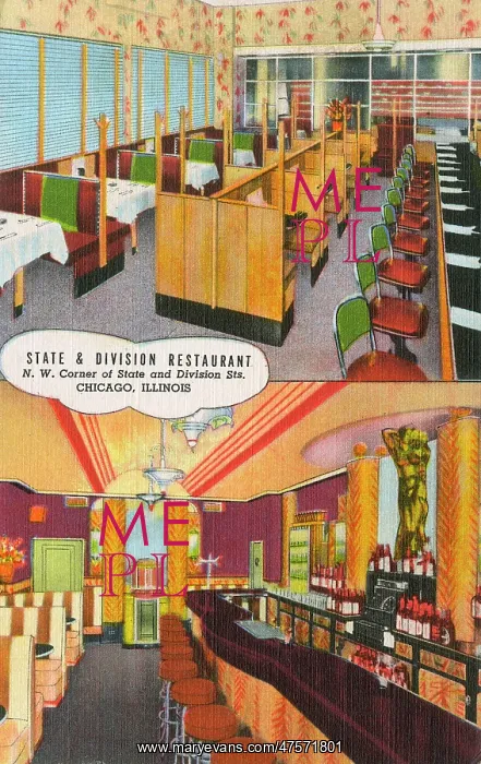 : State & Division Restaurant, Chicago, Illinois : State & Division Restaurant, Chicago, Illinois