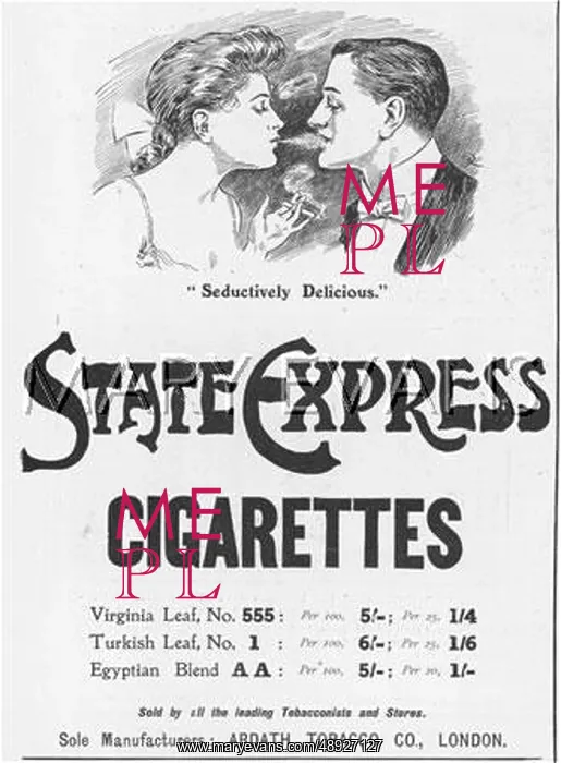  : State Express cigarette advertisement