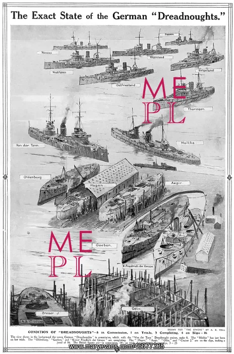 : State of German dreadnoughts in 1911 : State of German dreadnoughts in 1911