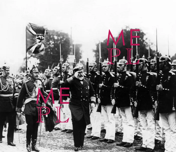 : State visit of the King of England, around 1900 : State visit of the King of England, around 1900