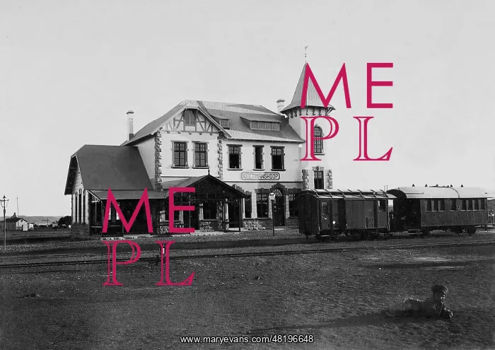 : Station in Keetmanshoop, 1913 : Station in Keetmanshoop, 1913