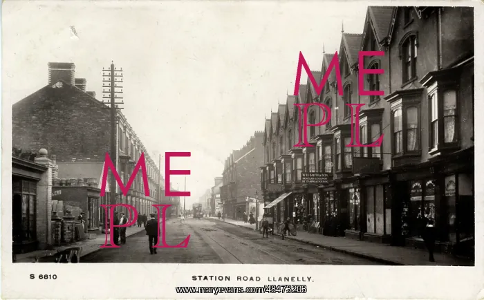: Station Road, Llanelli, England : Station Road, Llanelli, England