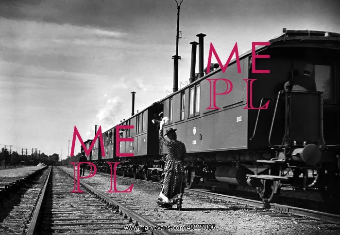 : Station scene, 1937 : Station scene, 1937
