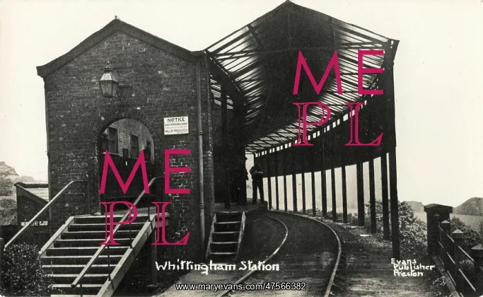: Station at Whittingham Asylum, Lancashire : Station at Whittingham Asylum, Lancashire
