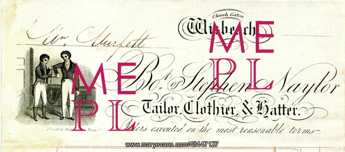  : Stationery, Men's Tailor Clothier and Hatter
