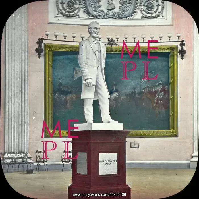 : Statue of Abraham Lincoln by Harry J. Ellicott : Statue of Abraham Lincoln by Harry J. Ellicott