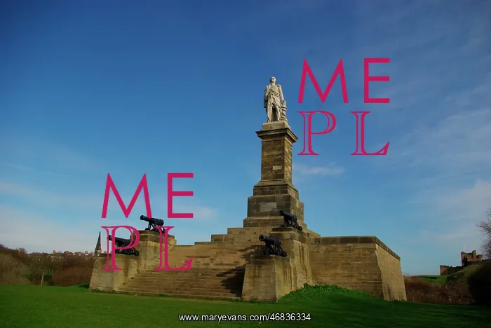 : Statue of Admiral Lord Collingwood : Statue of Admiral Lord Collingwood