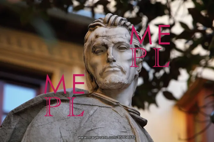 : Statue of Alonso Cano, Granada, Andalusia, Spain : Statue of Alonso Cano, Granada, Andalusia, Spain