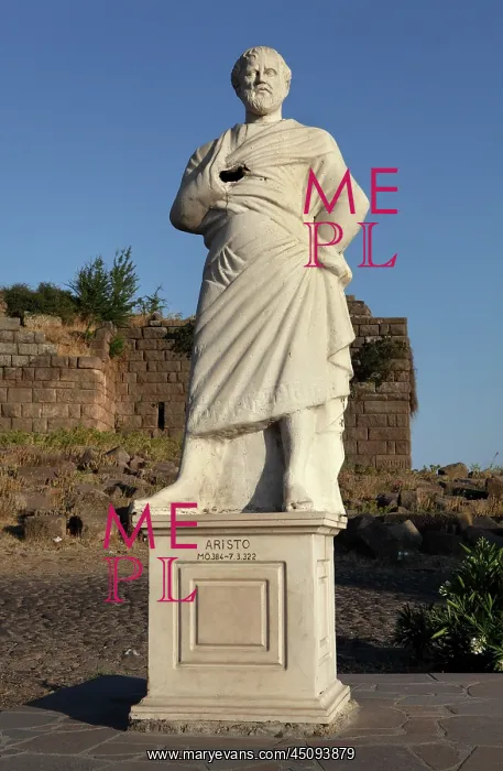 : Statue of Aristotle, Assos, Turkey : Statue of Aristotle, Assos, Turkey