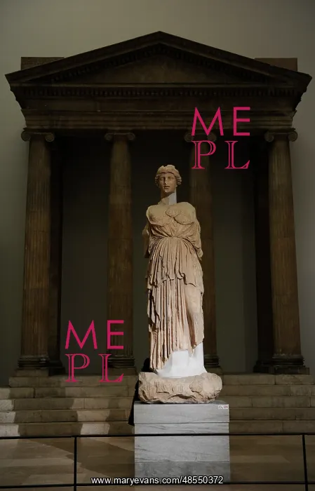 : Statue of Athena Parthenos. Pergamon : Statue of Athena Parthenos. Pergamon