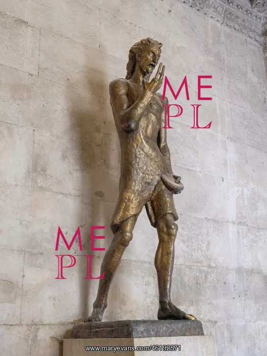 : Statue, Baptistery, Diocletian's Palace, Split, Croatia : Statue, Baptistery, Diocletian's Palace, Split, Croatia