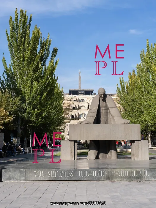 : Statue, Cascade, Yerevan, Armenia : Statue, Cascade, Yerevan, Armenia