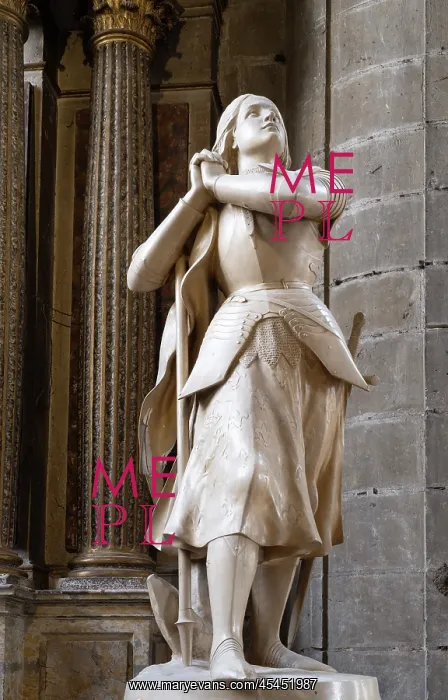 : Statue, Cathedrale Sainte-Marie, Auch, Gers, Occitania : Statue, Cathedrale Sainte-Marie, Auch, Gers, Occitania