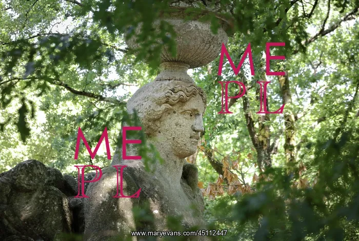 : Statue of Ceres, Garden of Bomarzo, Bomarzo, Lazio, Italy : Statue of Ceres, Garden of Bomarzo, Bomarzo, Lazio, Italy
