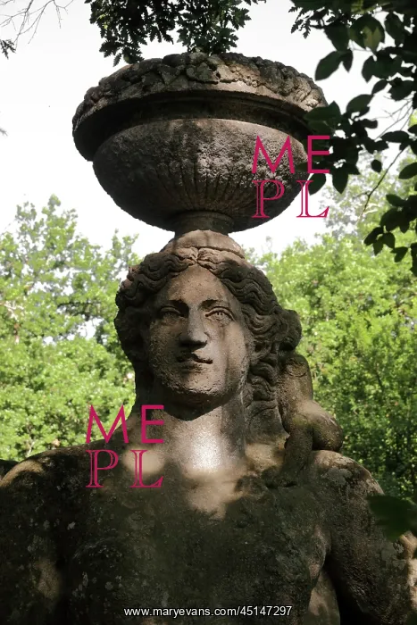 : Statue of Ceres, Garden of Bomarzo, Bomarzo, Lazio, Italy : Statue of Ceres, Garden of Bomarzo, Bomarzo, Lazio, Italy